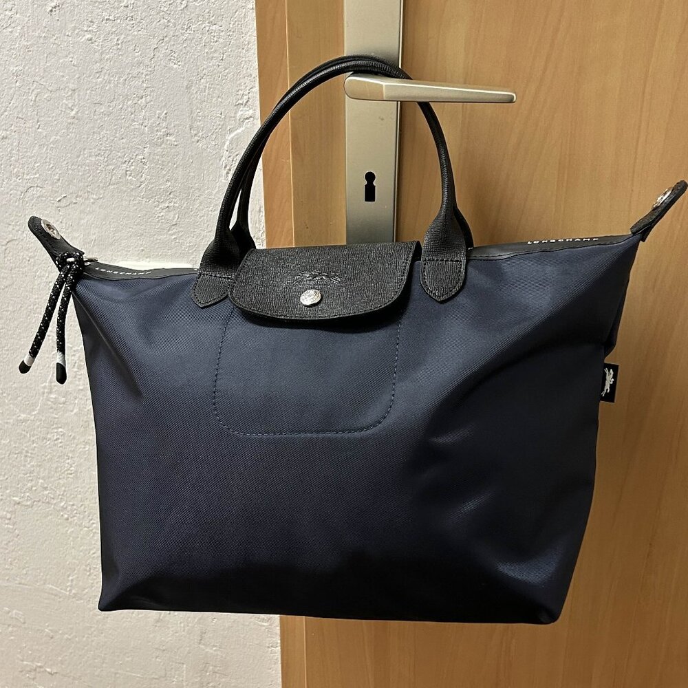 Longchamp Le Pliage Energy in Navy Blue Tote Bag Size L